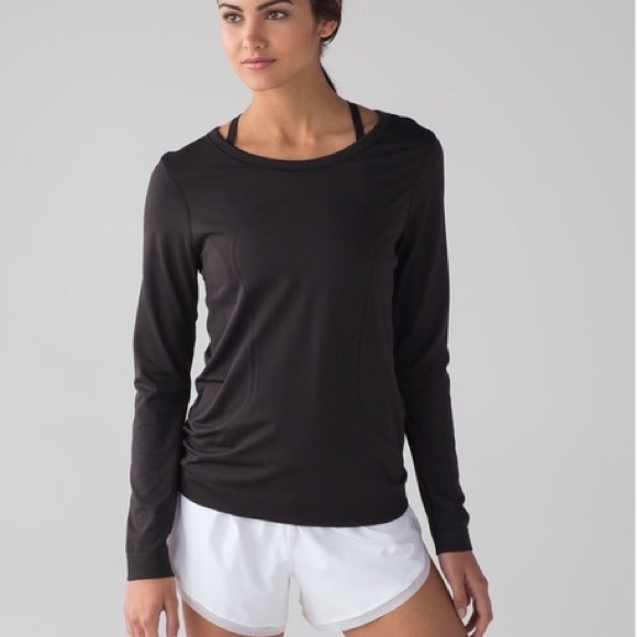 lululemon athletica Tops - Lululemon Swiftly Tech LS Breeze Black